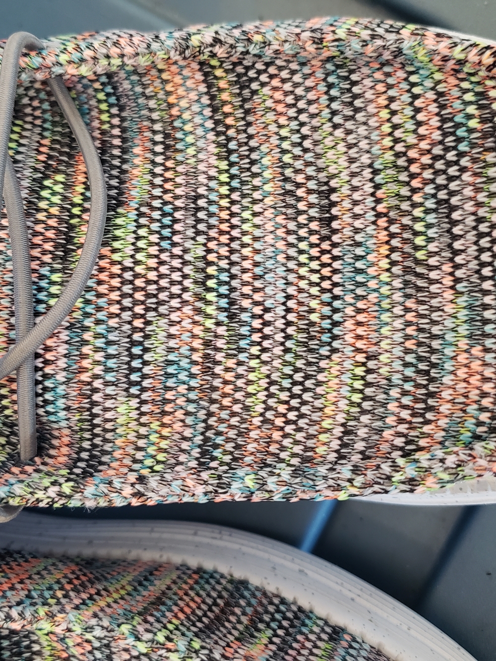Girls' Multicolor Knit Slip-On Shoes - Pink Accents - Picture 4 of 5